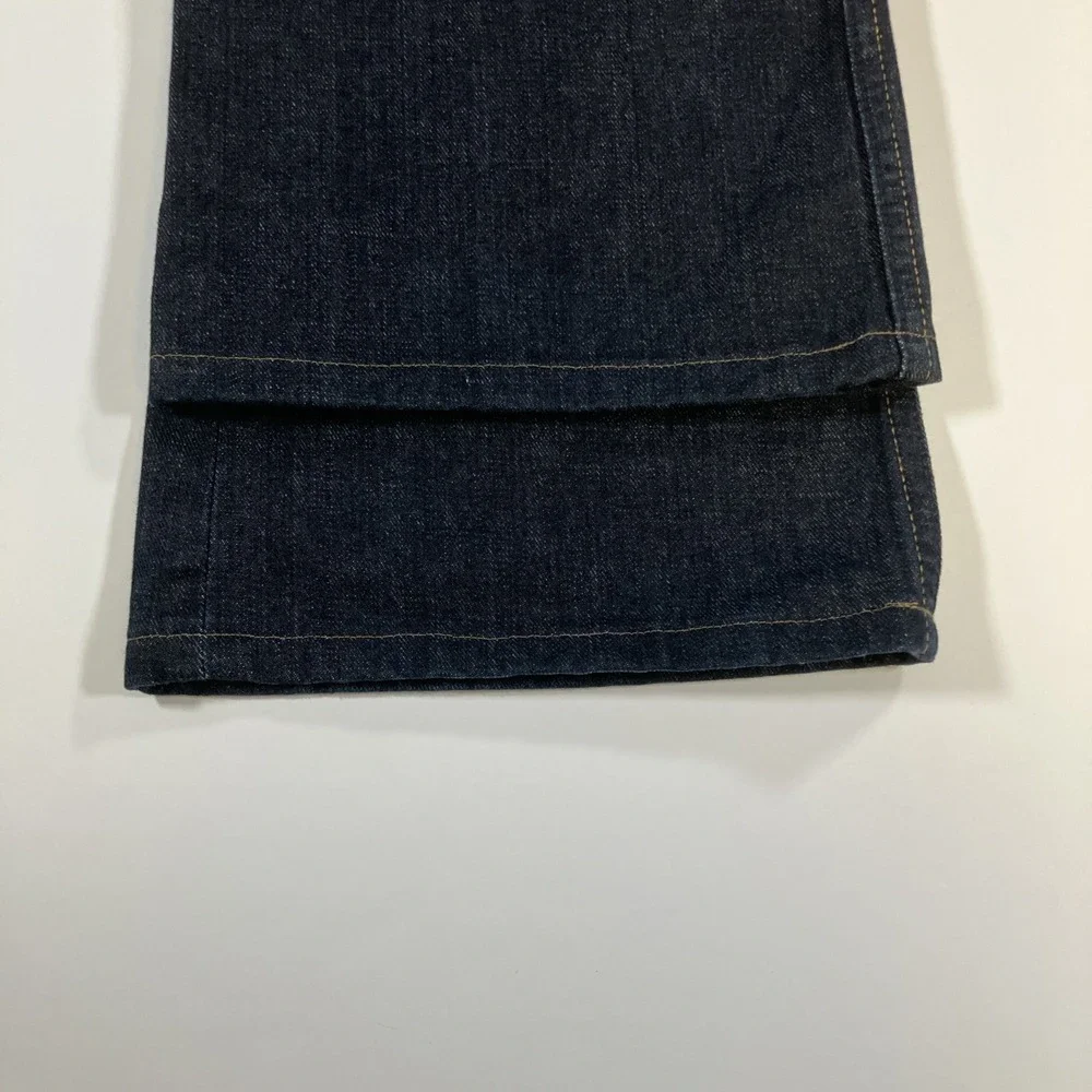 Lucky‎ Brand 227 Jeans Mens 33x30 Original Boot Dark Wash Button Fly 33x28